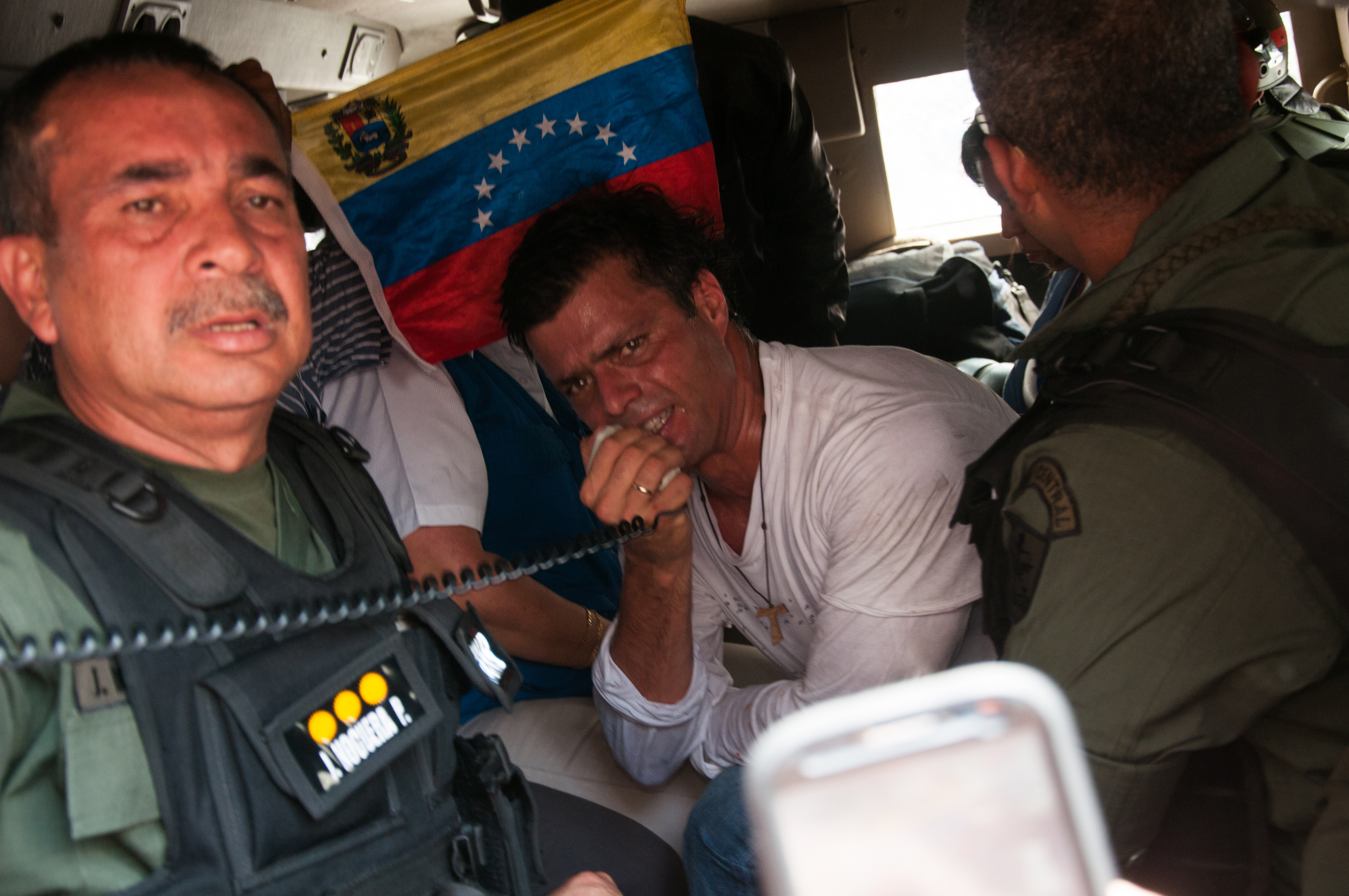 Venezuela protest leader detained as rival rallies held