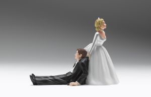 Wedding figurines relationship difficulties