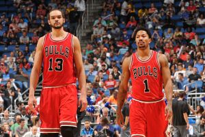 Joakim Noah and Derrick Rose