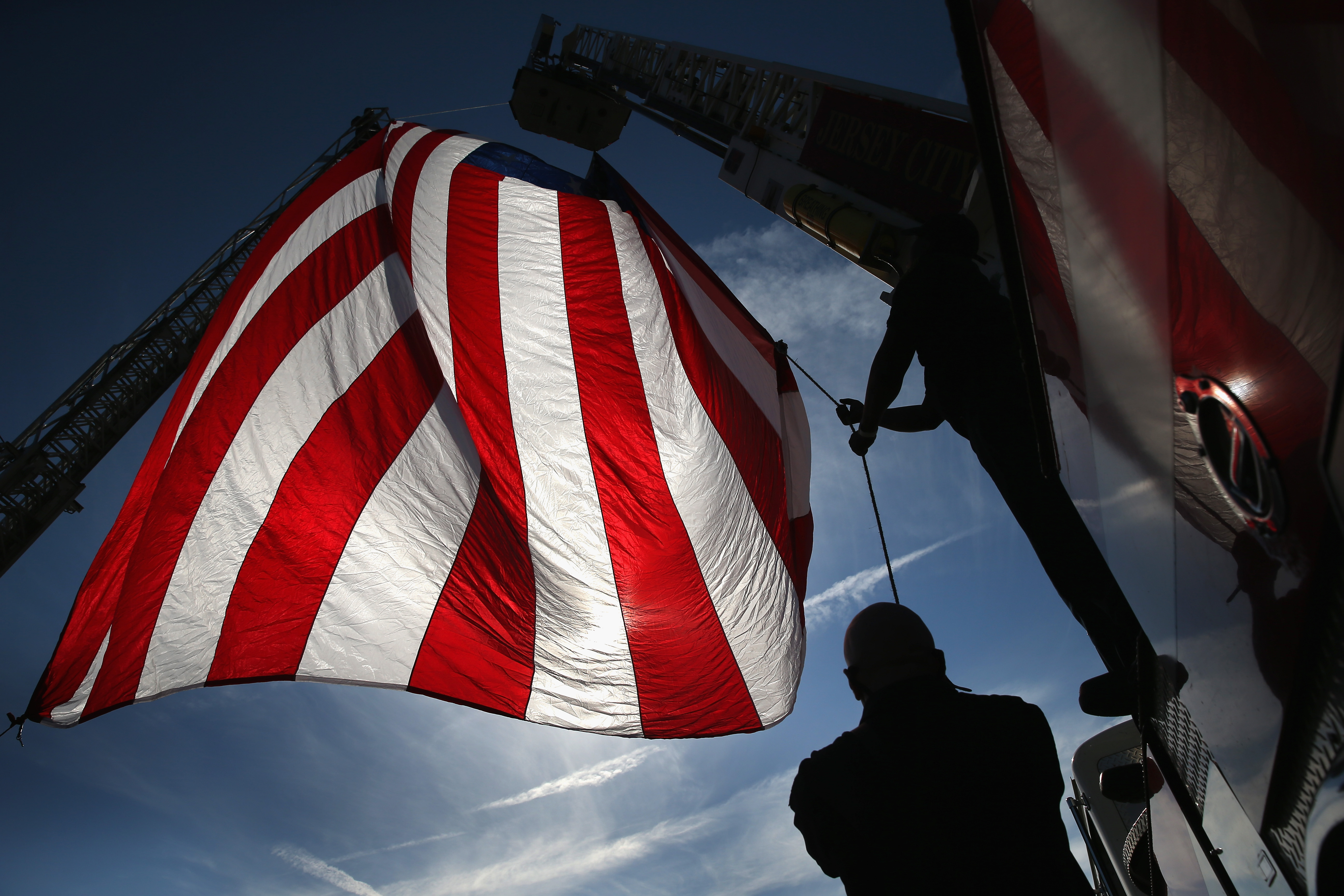 Immigrants Become American Citizens In Naturalization Ceremony At Liberty State Park