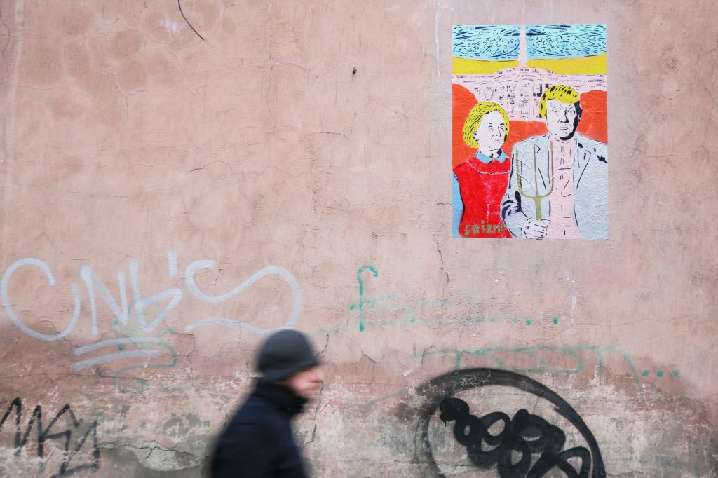 Political Street Art by Prizmu In Krakow, Poland