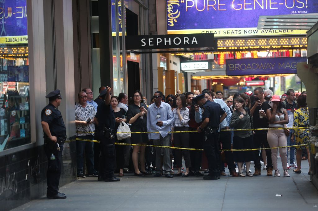 Vehicle plows into several pedestrians in Times Square of NY