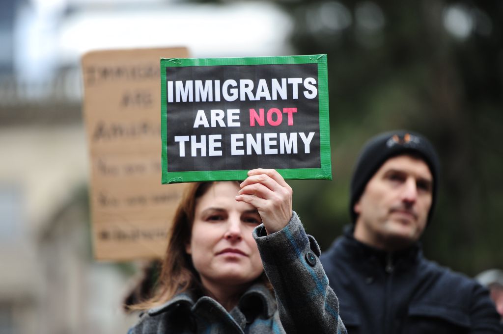 Protest against President Trump in Portland