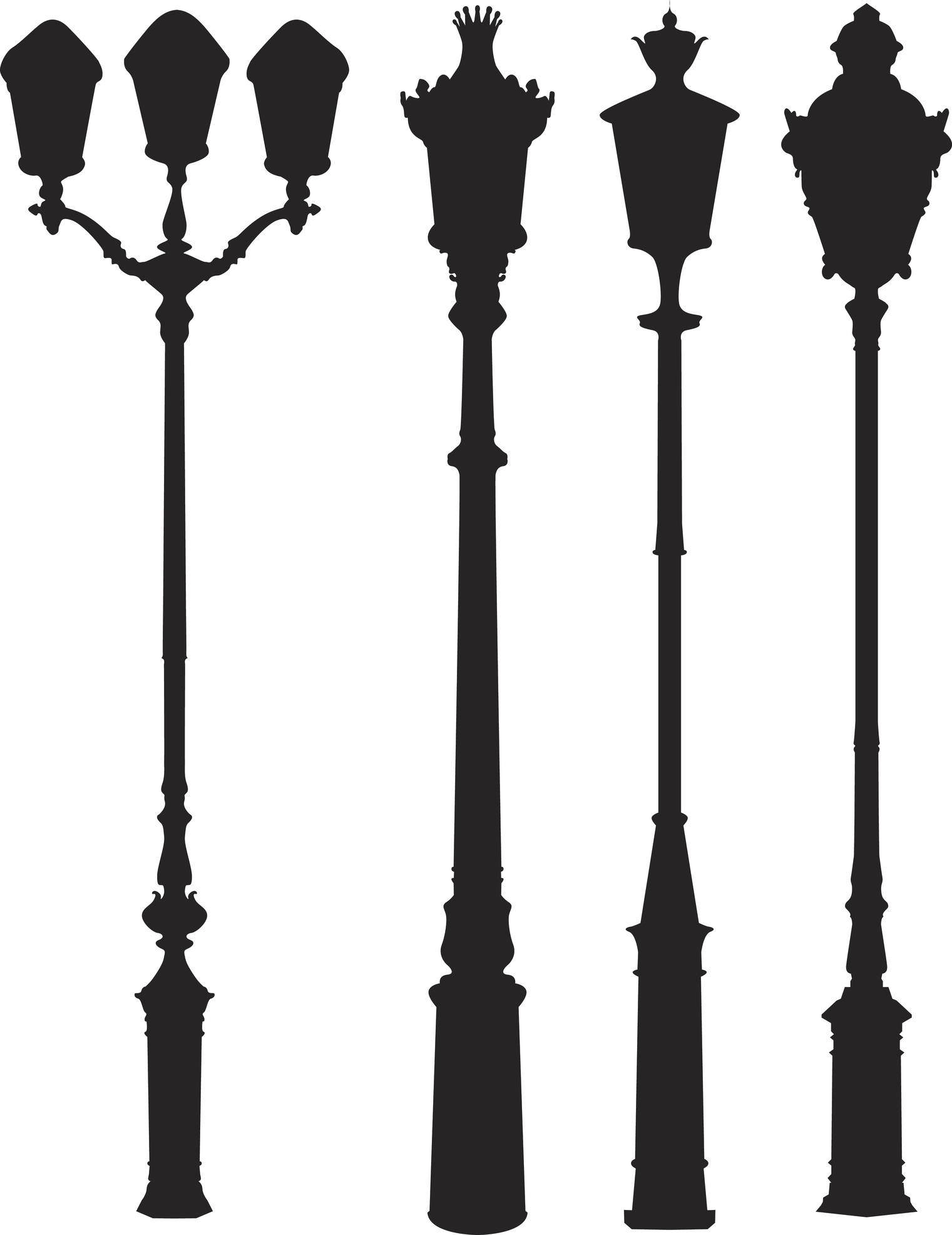 Different lampposts
