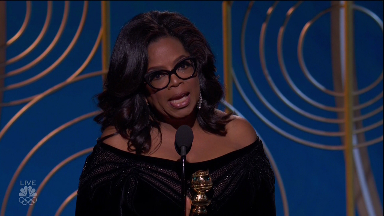 The 75th Golden Globe Awards with host Seth Meyers as seen on NBC.