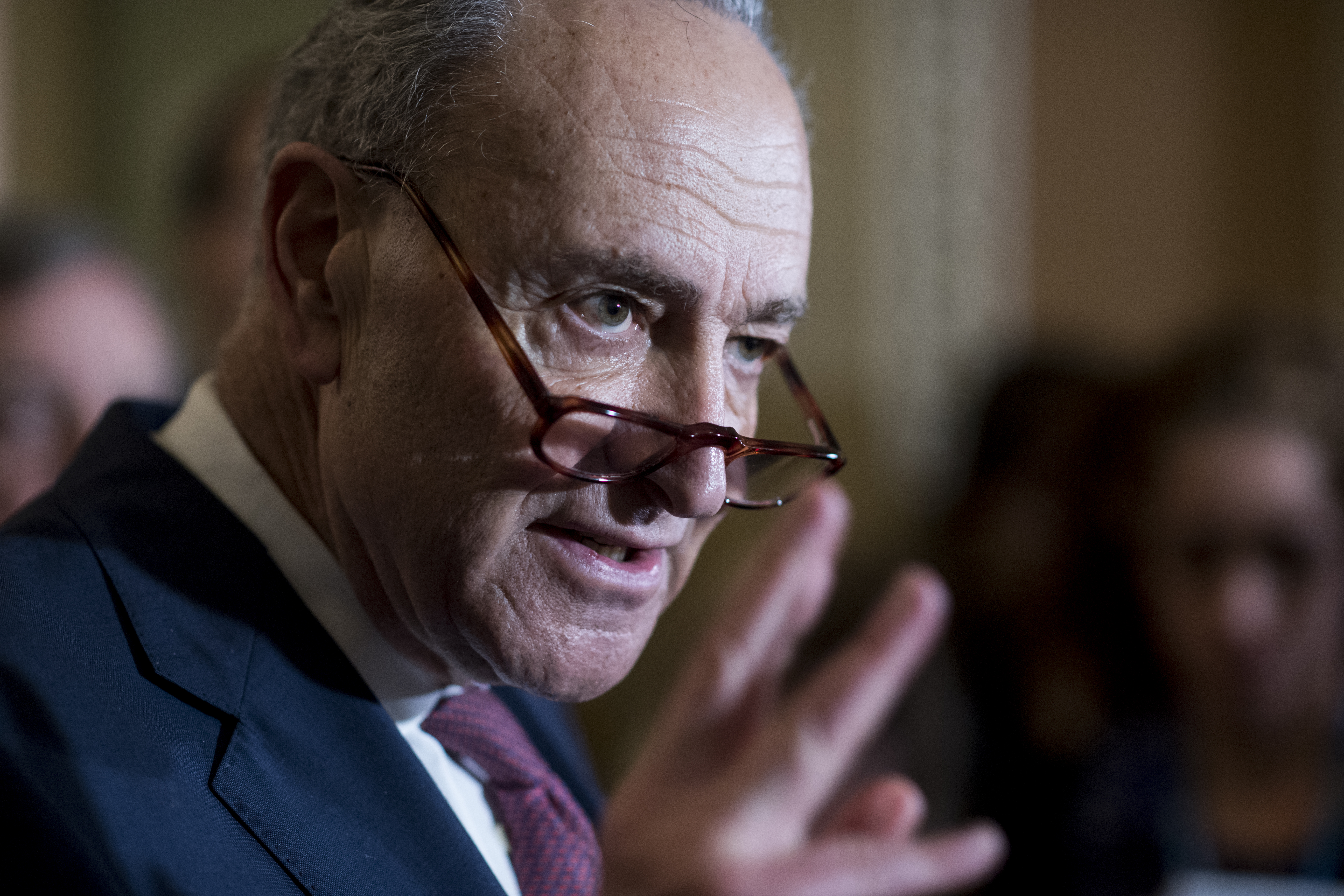 Senate Minority Leader Chuck Schumer...