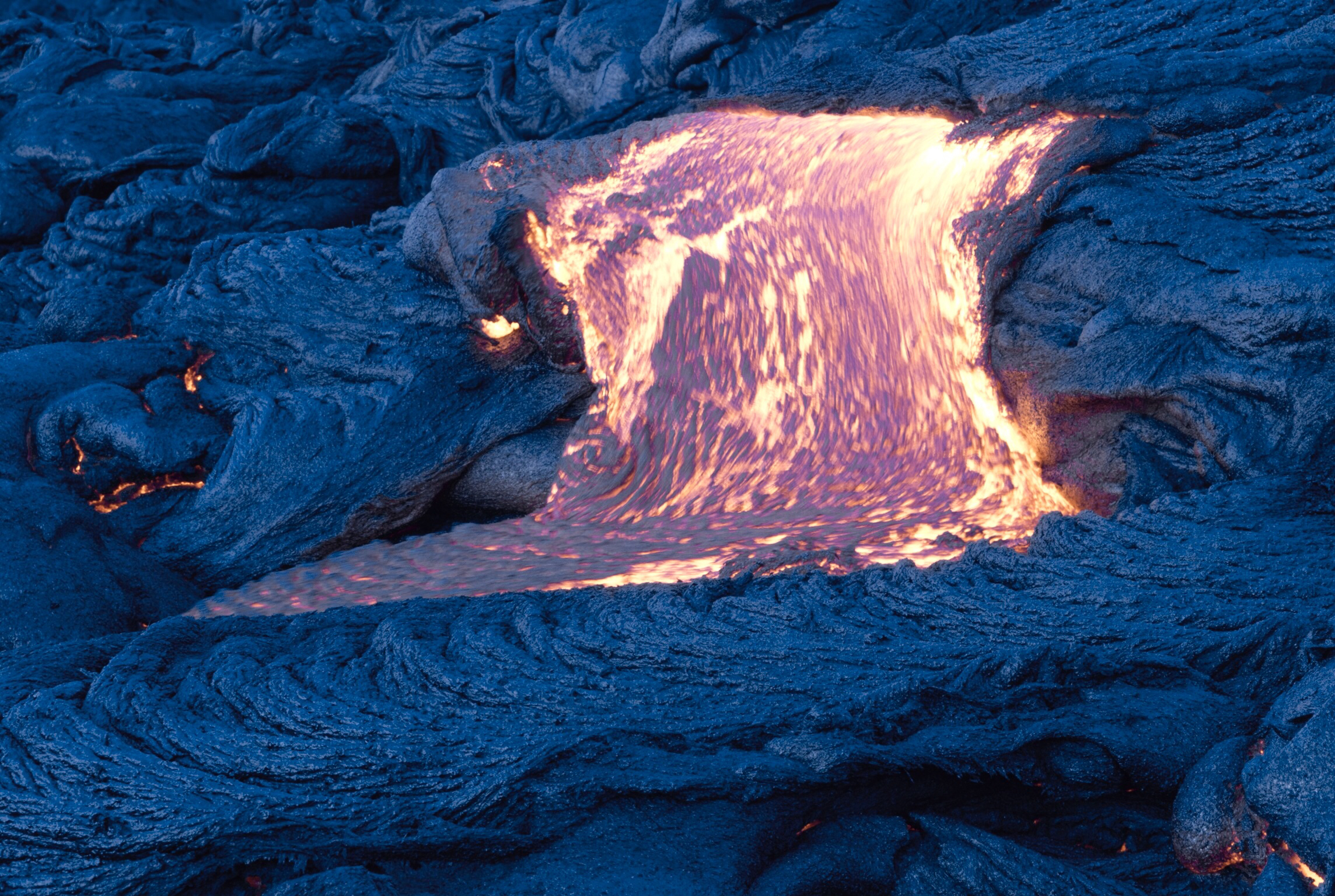 Fresh molten lava, Hawaii