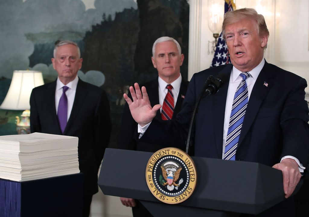 President Trump Makes Statement And Signs Spending Bill