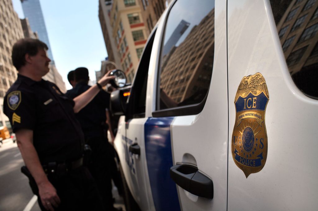 Protestors Rally At ICE Detention Center In New York