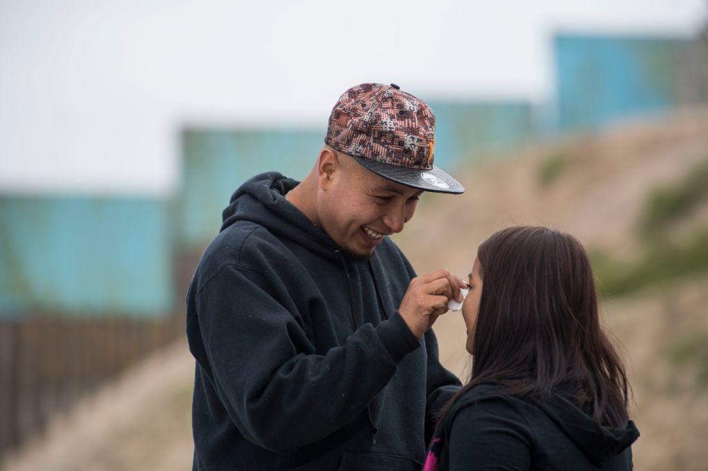 migrant caravan Trump tweeted about arrives in Tijuana, Mexico
