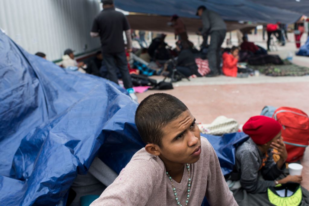 migrant caravan Trump tweeted about arrives in Tijuana, Mexico