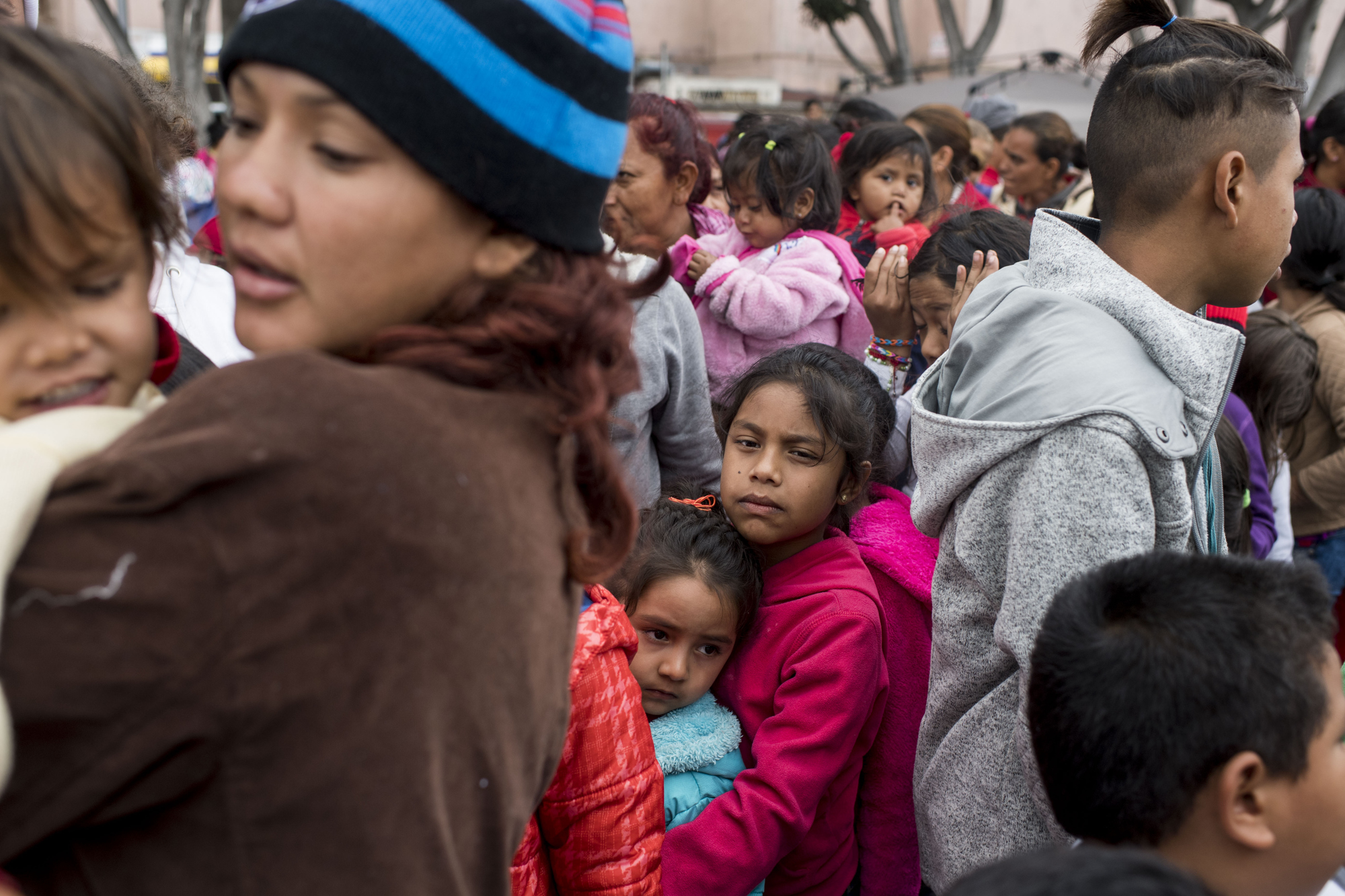 migrant caravan Trump tweeted about arrives in Tijuana, Mexico