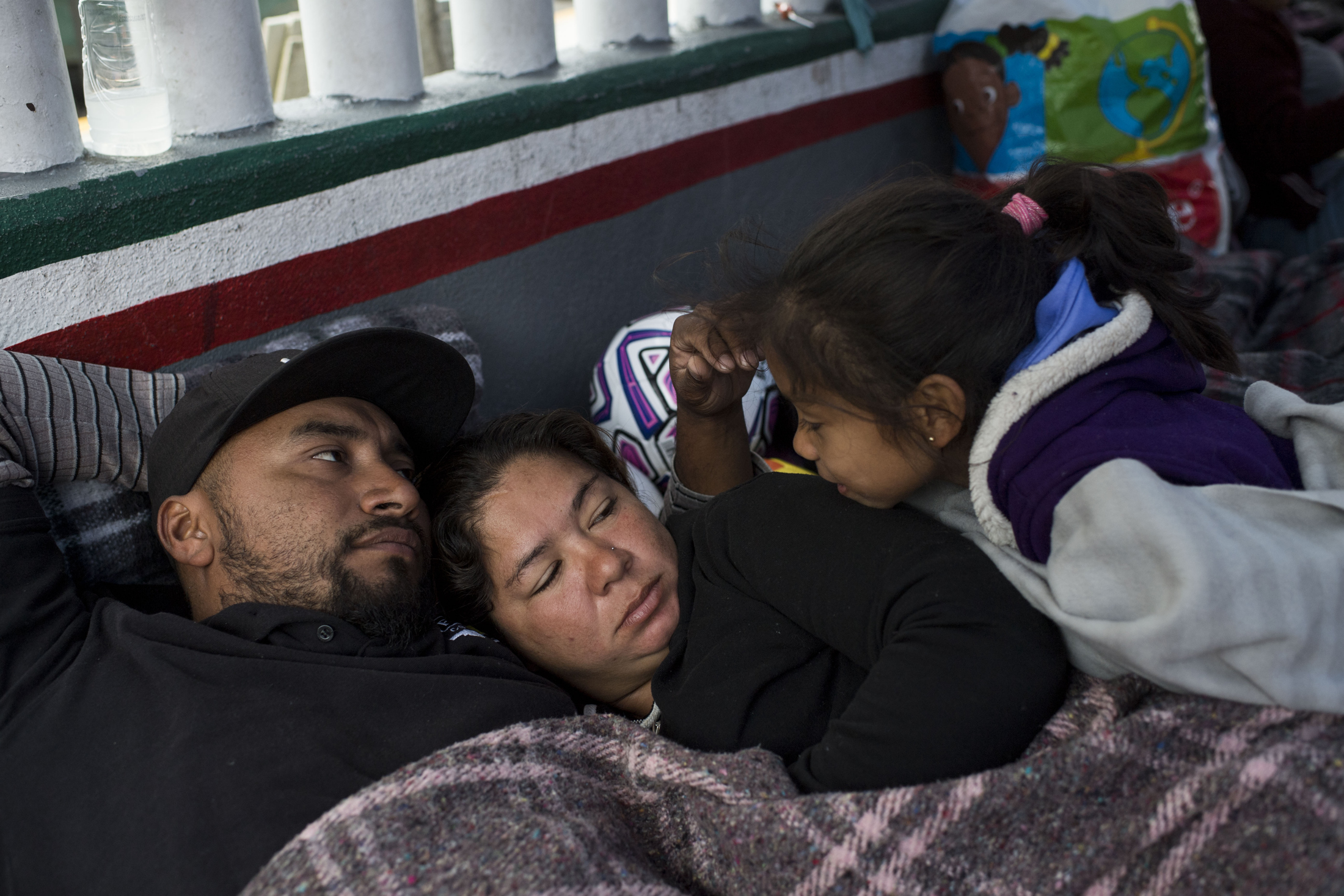 migrant caravan Trump tweeted about arrives in Tijuana, Mexico