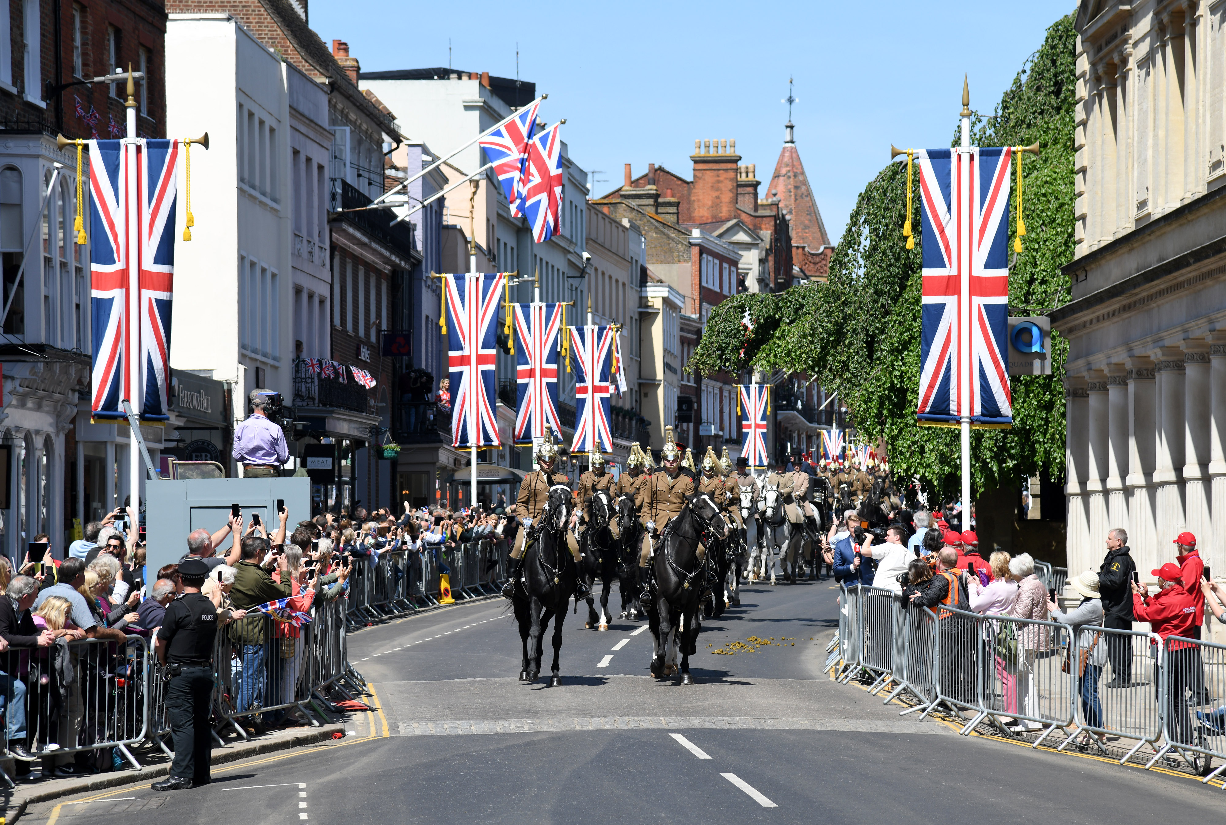 Preparations for Royal Wedding of Harry and Meghan