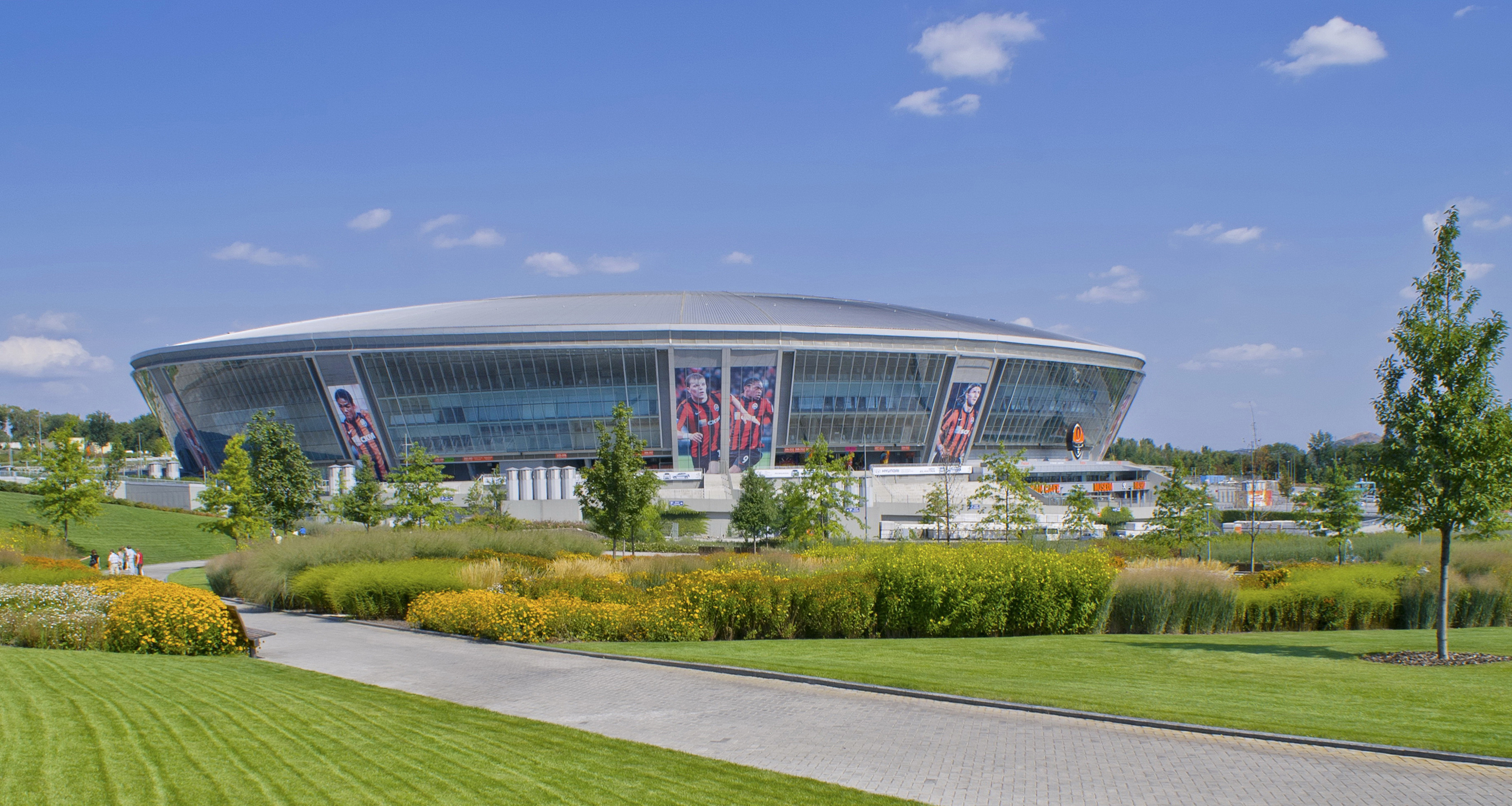 Ukraine, Donbass, Donezk, Fussballstadion Donbass Arena