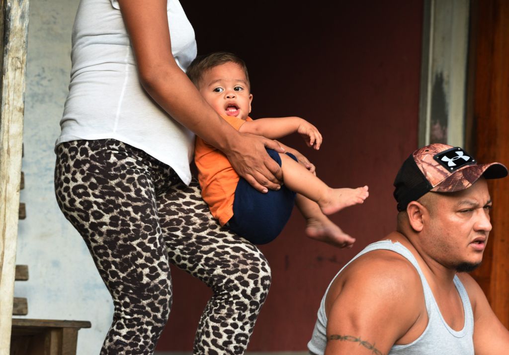 HONDURAS-US-MIGRATION-TODDLER