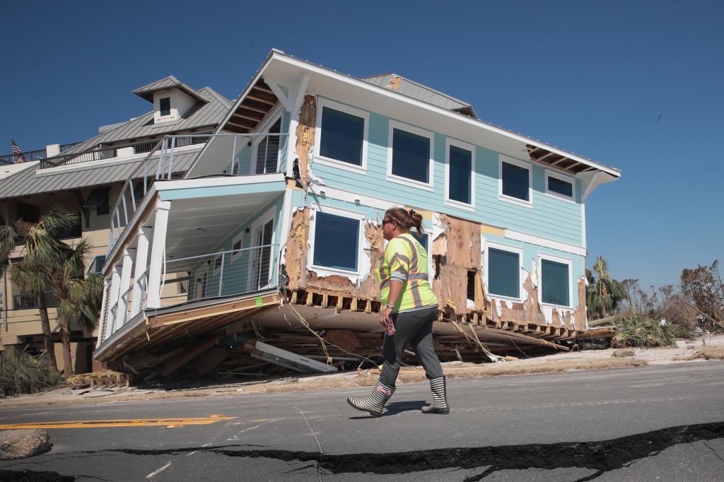 Florida Panhandle Faces Major Destruction After Hurricane Michael Hits As Category 4 Storm