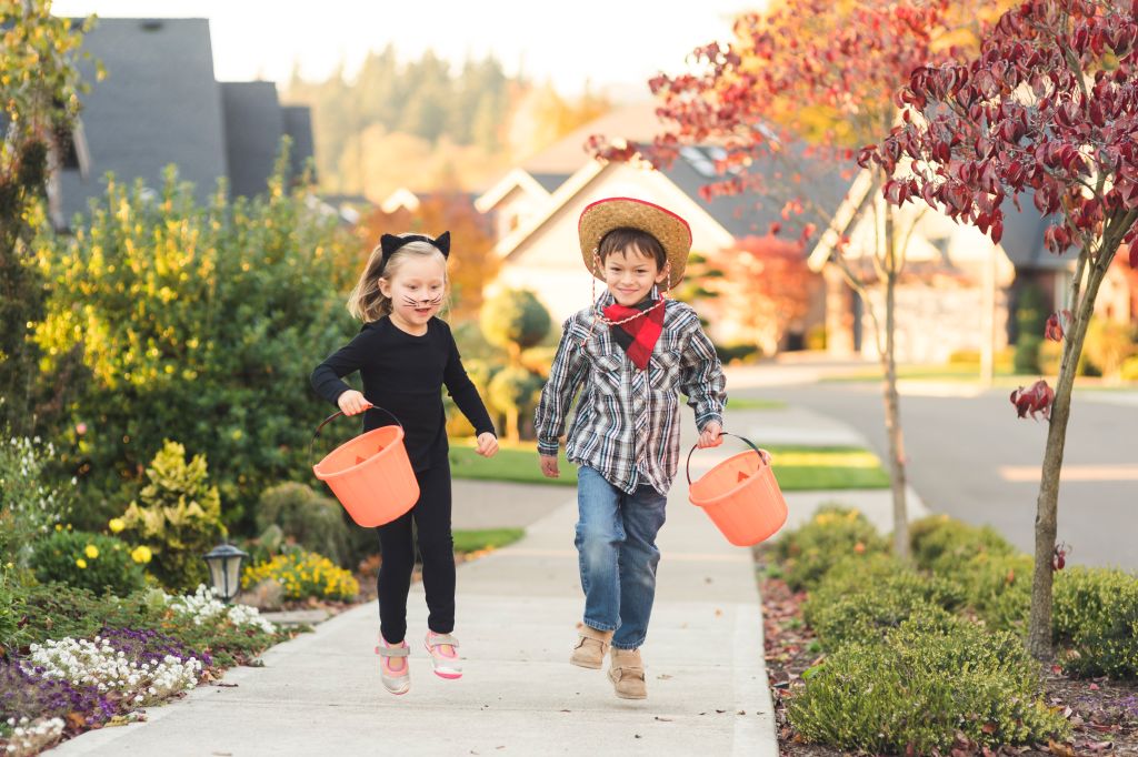 Trick or treating buddies!