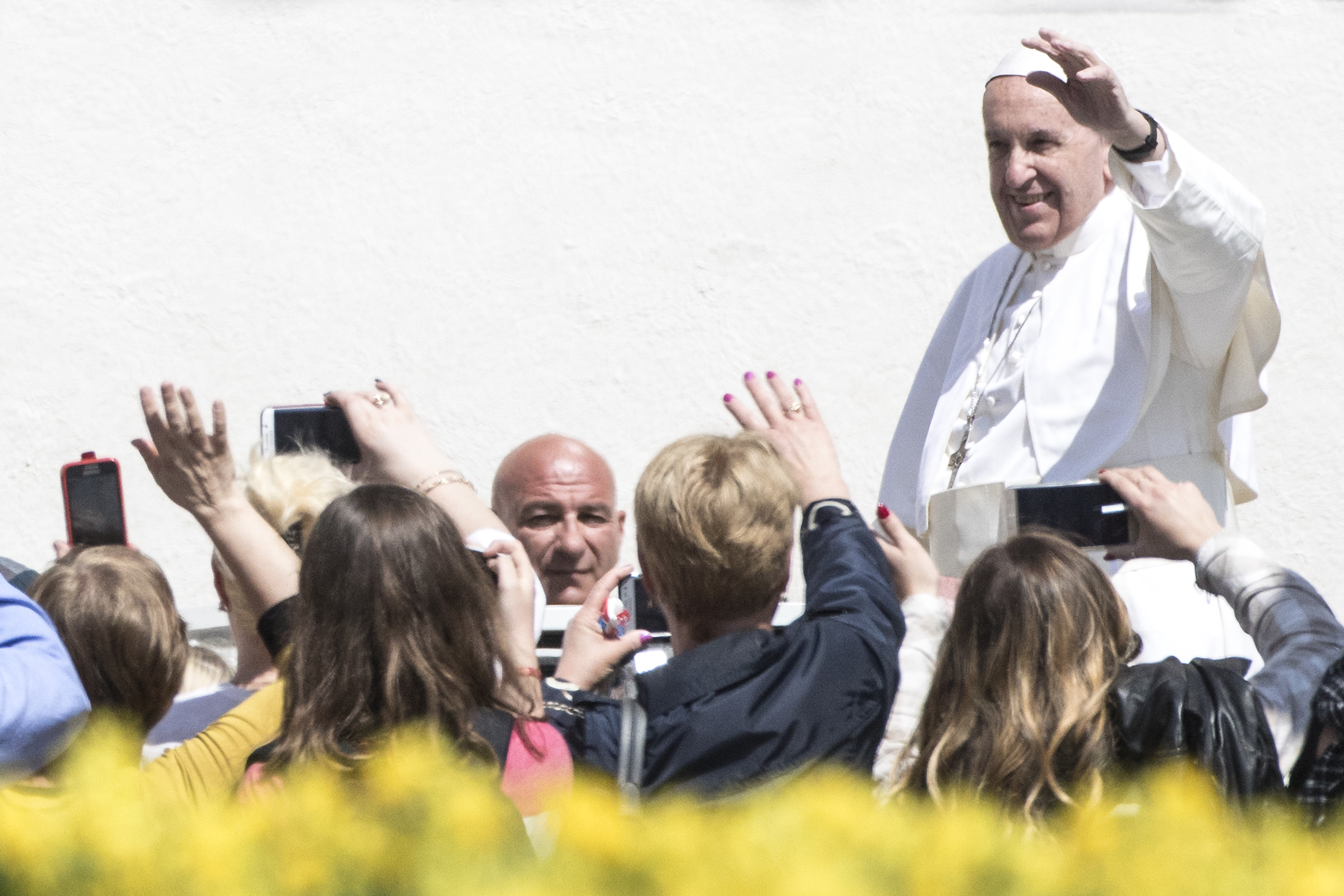 Pope Francis Holds The Easter Mass and Delivers His Urbi Et Orbi Blessing...