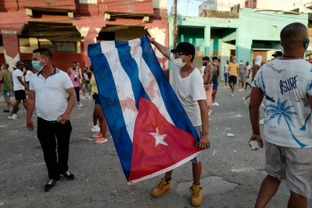 CUBA-POLITICS-DEMONSTRATION-DIAZ-CANEL