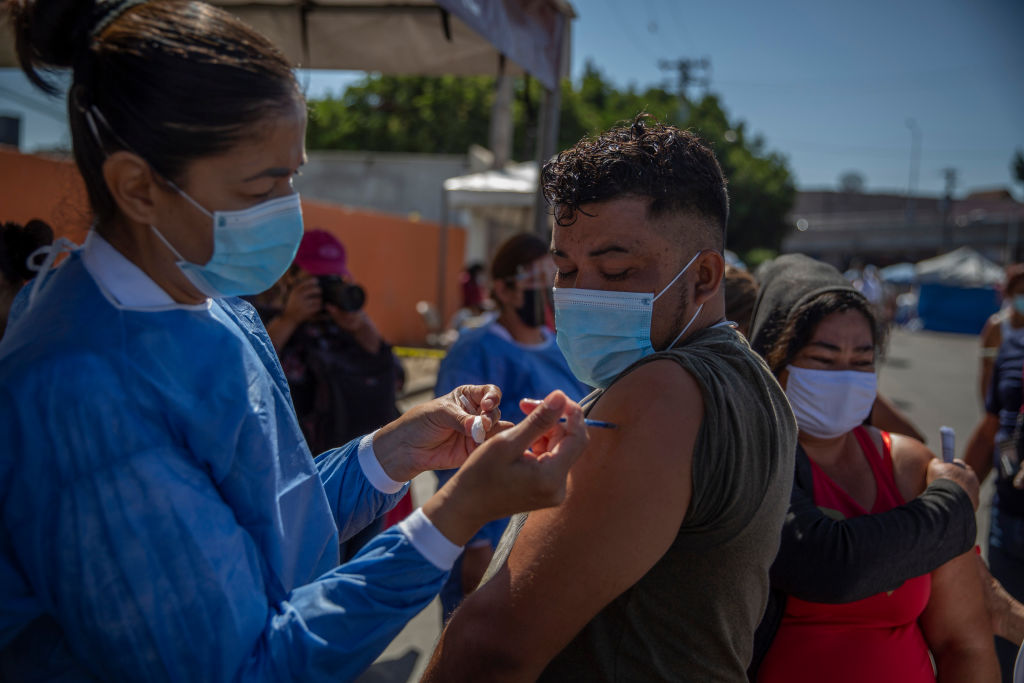 Coronavirus - At the border between Mexico and the USA