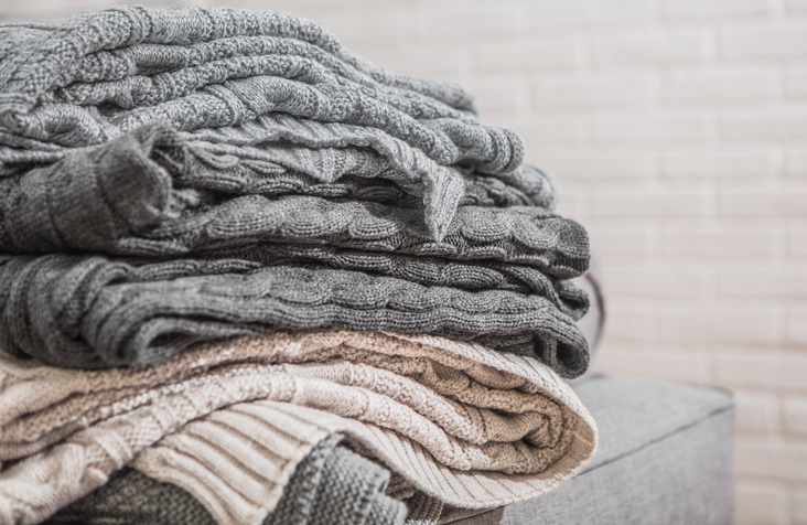 plaid textured gray beige stacked