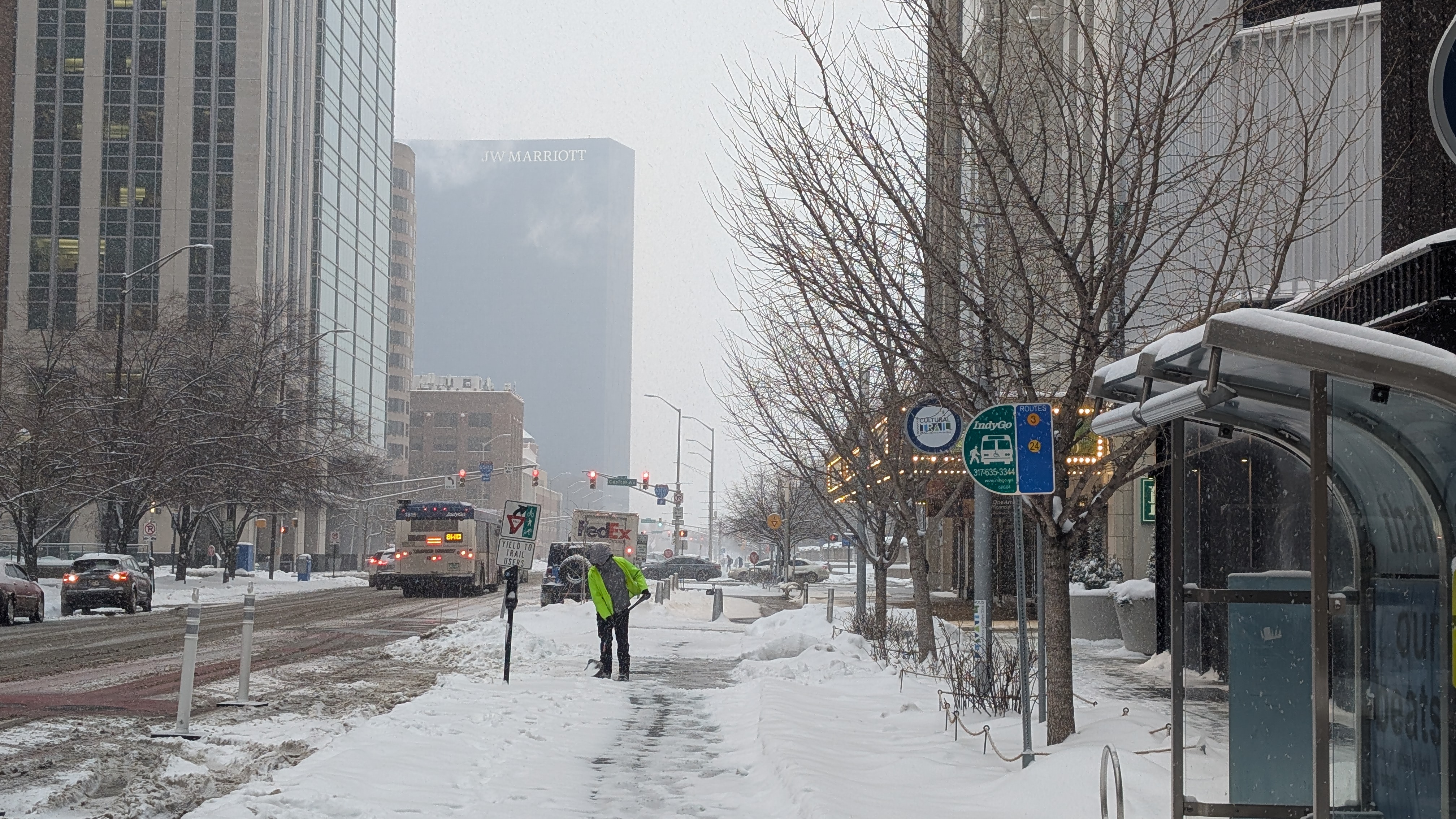 Indianapolis Winter Snow